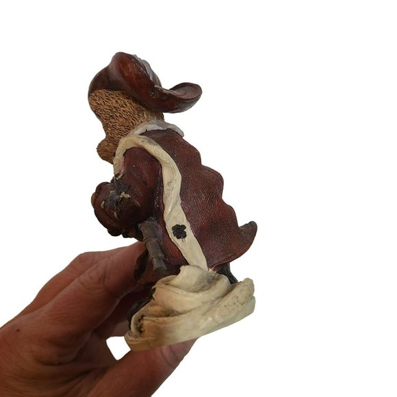 Boyds Bears Elliot The Hero Statue 1996 Bearstone Collection 2280 Firefighter - Picture 10 of 11